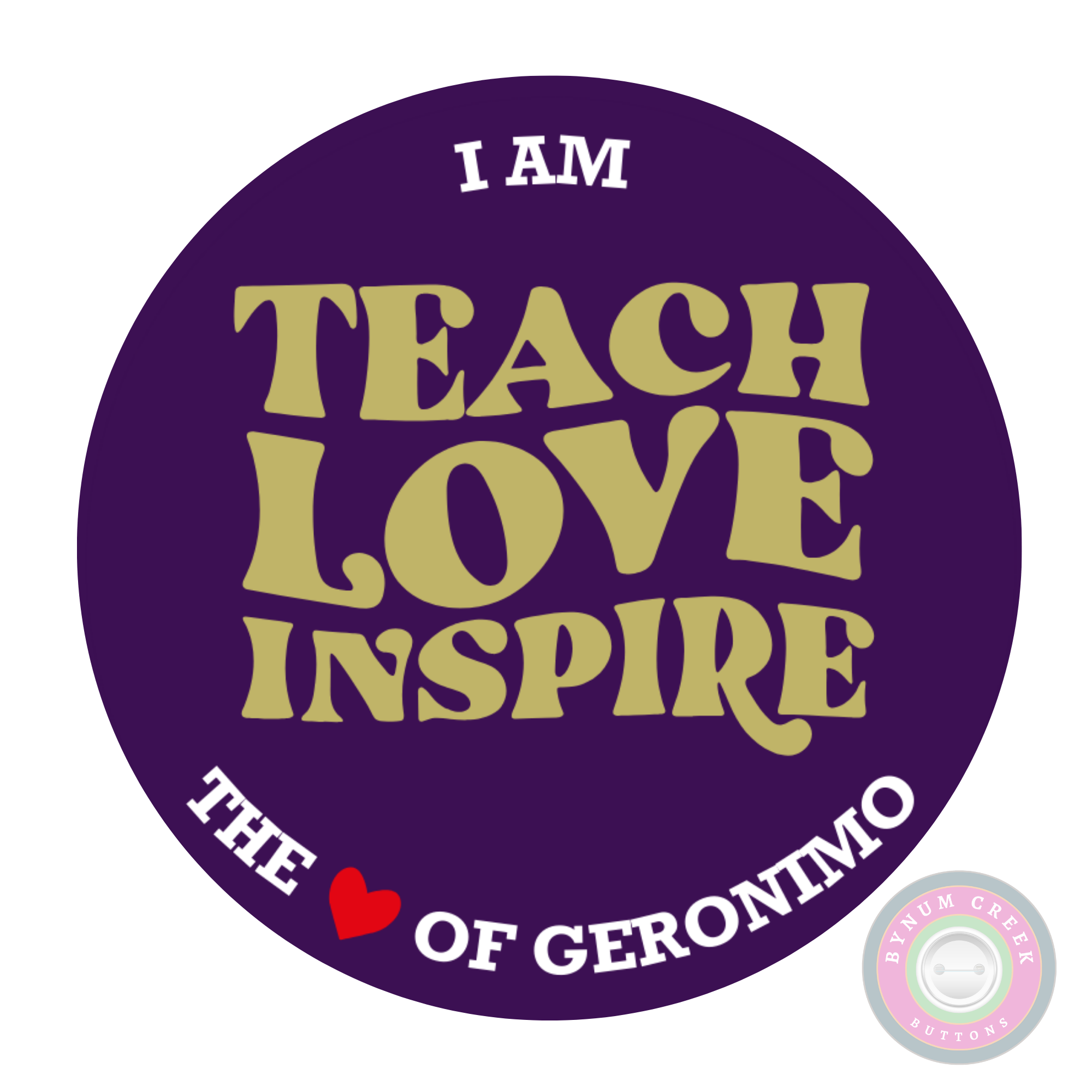 Teach Love Inspire - Gold